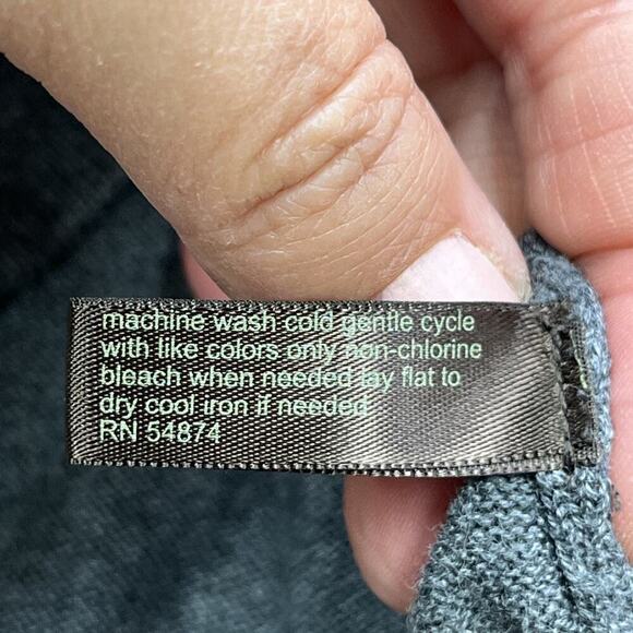 Vtg The Limited Y2K 90s Baby Doll Knit Cardigan Sweater Women's Size Medium Gray - Picture 6 of 10